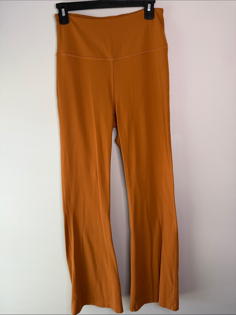 Lululemon Groove Super High Rise Flared Pant in Nulu-Butternut Brown